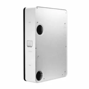 Mặt sau máy cấp khí tươi NF-ERVQB150-HCO1 với cổng kết nối ống gió