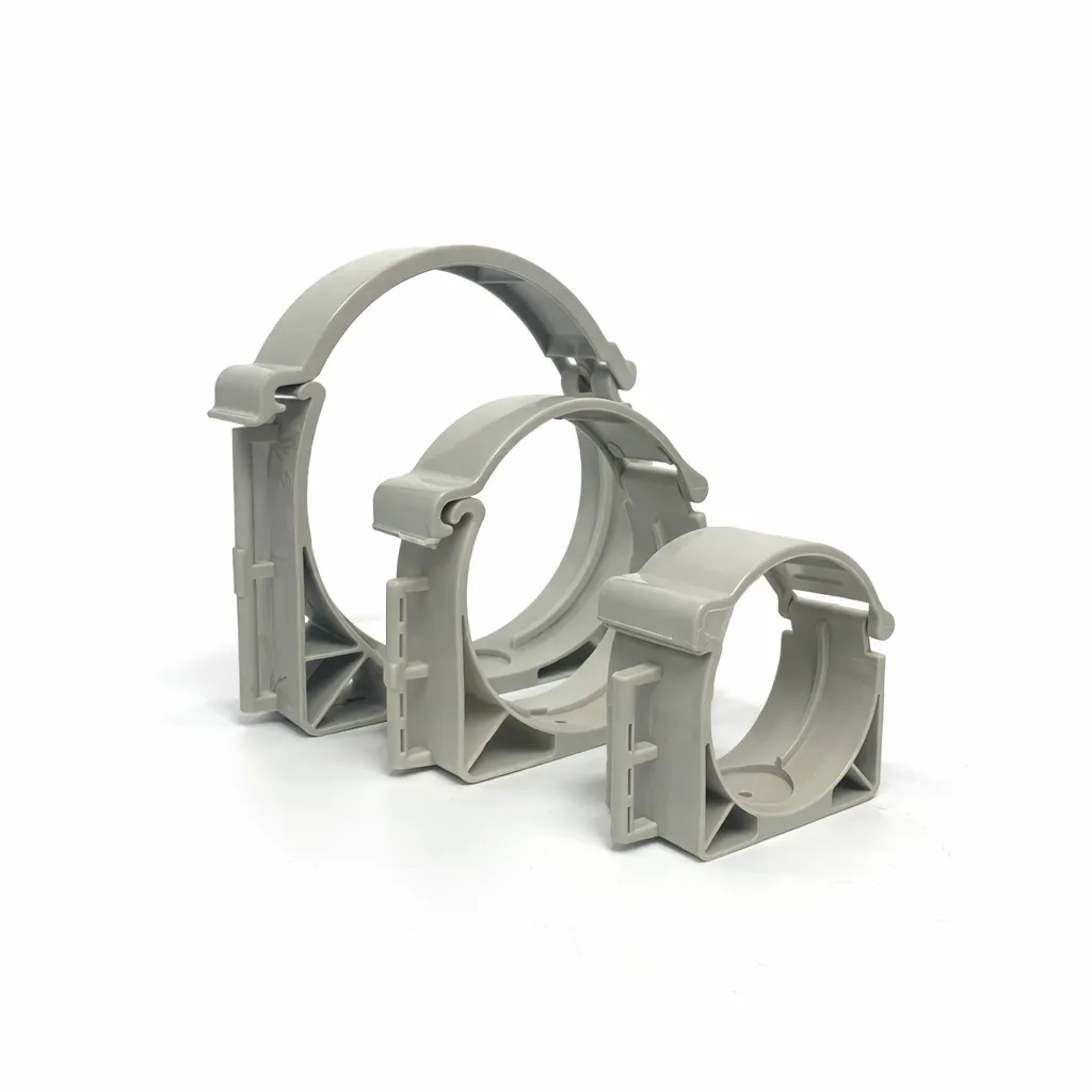 Quang treo đa năng nhựa ABS màu xám cố định ống gió