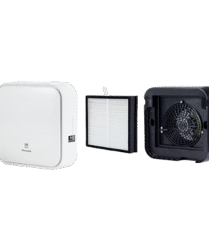 Cấu tạo quạt cấp gió gắn tường Panasonic FV-06PHP1 gồm bộ lọc MERV13 và quạt hút