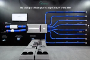 Hệ thống lọc không khí và cấp khí tươi trung tâm Xiao Fan cho nhà ở và văn phòng