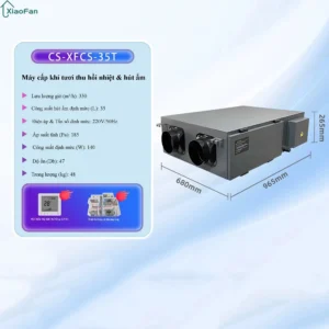 Thông số chi tiết và kích thước máy cấp khí tươi CS-XFCS-35T
