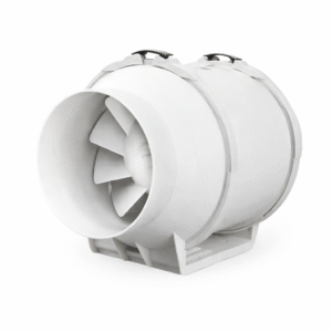 Quạt hút nối ống HF150 75W thiết kế ống tròn, vận hành êm ái