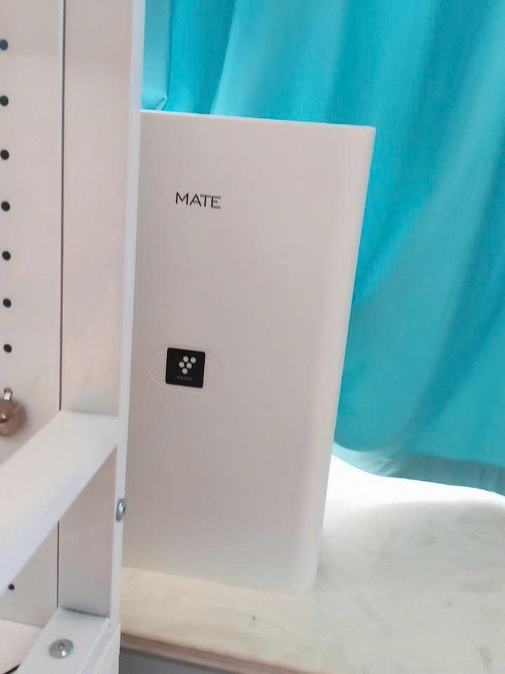 Lắp đặt thực tế máy cấp khí tươi gắn tường Mate A1 cho phòng ngủ nhà ở