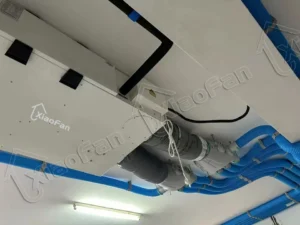 Máy cấp khí tươi thu hồi nhiệt XiaoFan CS-XFCS-35T lắp đặt hoàn thiện trên trần