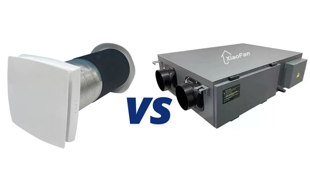Máy cấp gió tươi treo tường và máy cấp gió tươi âm trần Xiao Fan