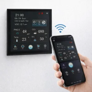 Bảng điều khiển G6-S kết nối Wifi điều khiển hệ thống cấp gió tươi bằng điện thoại