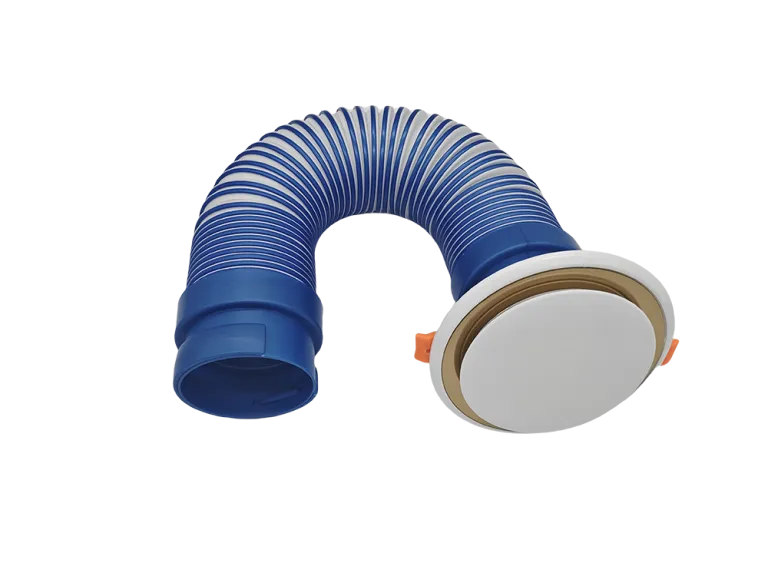 Đầu nối ống gió mềm PE 75mm kết nối miệng gió cấp khí