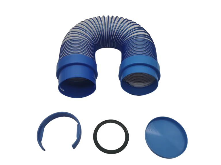 Đầu nối ống gió mềm PE 75mm cho hệ thống thông gió