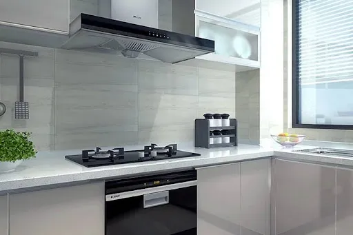 Hệ thống hút khói bếp gia đình sử dụng ống thông gió